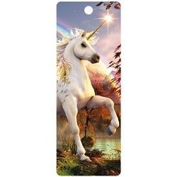Live Life | 3D | Boekenlegger | Unicorn Evening Star - Kleine Eland
