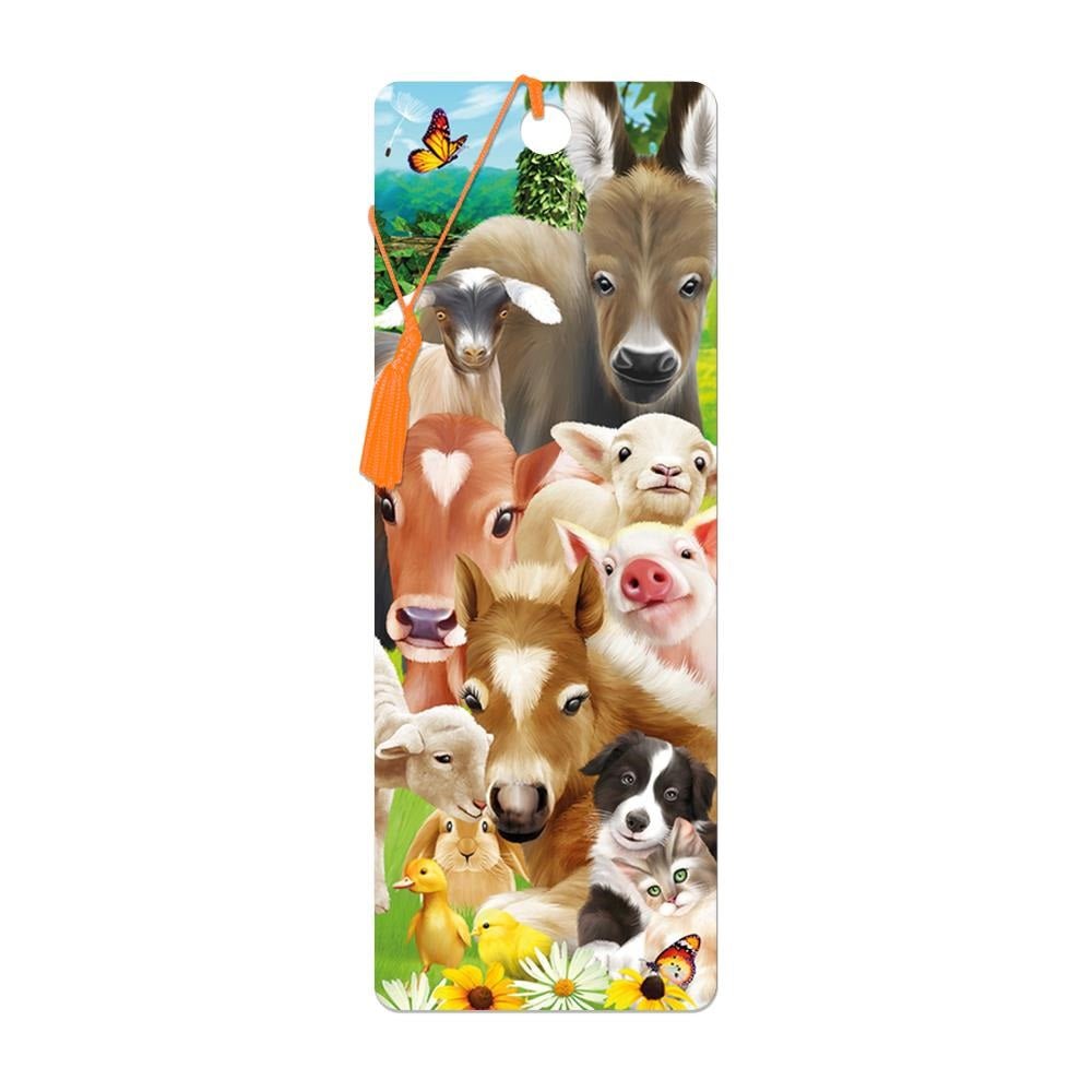Livelife | 3D | Boekenlegger | Baby Farm Animals - Kleine Eland