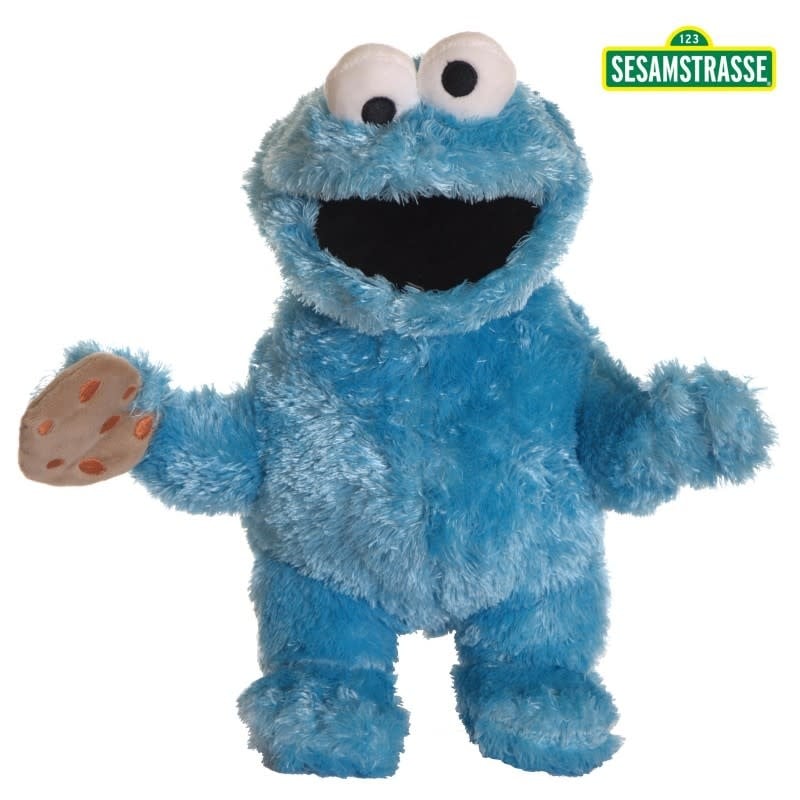 Living Puppets | Hand Puppet | Sesame Street | Cookiemonster | Koekjesmonster | 36 cm | 1+ - Kleine Eland