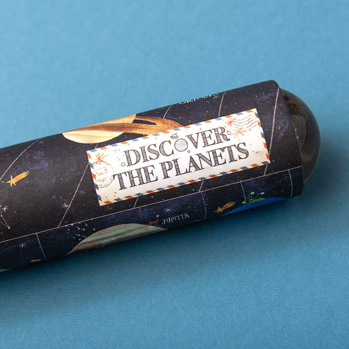 Londji Planets kaleidoscope with Discover the Planets lettering