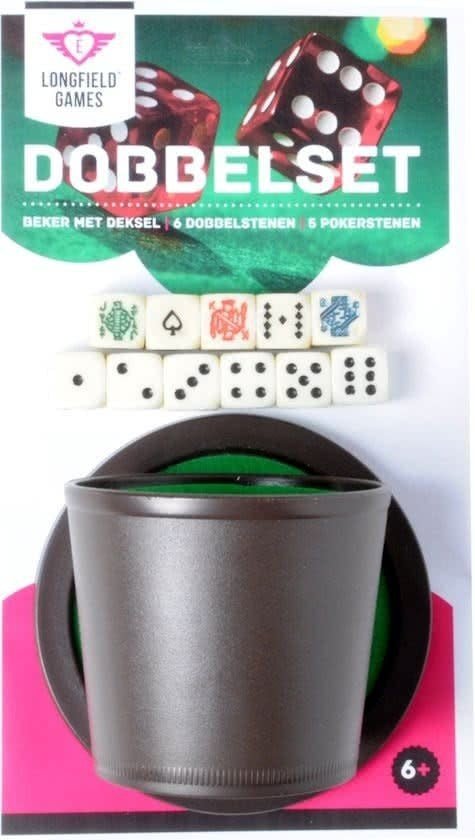 Longfield Games | Pokerbeker met Deksel - Kleine Eland