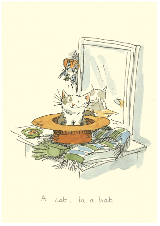 Two Bad Mice | Anita Jeram | A cat, in a hat