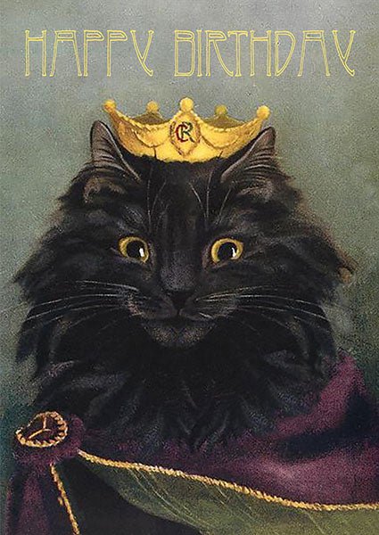 Madame Treacle | Glitterkaart | King Puss - Kleine Eland