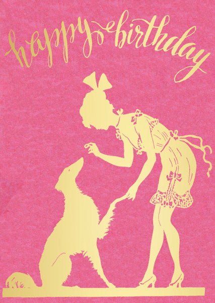 Madame Treacle | Goud Folie | Happy Birthday | Golden Girl - Kleine Eland