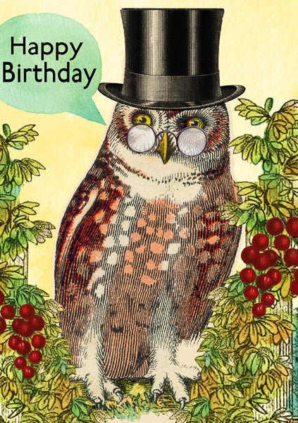 Madame Treacle | Happy Birthday | Wise Owl - Kleine Eland