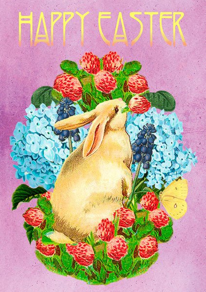 Madame Treacle | Happy Easter | Bunny & Bluebells - Kleine Eland