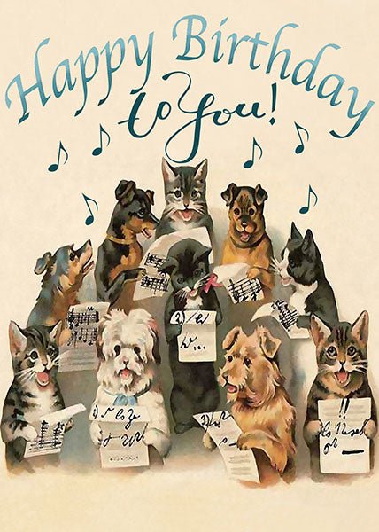 Madame Treacle | Verjaardagskaart | And We All Sing Together - Kleine Eland