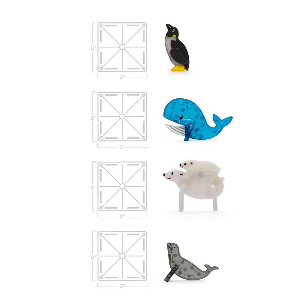 Magna - Tiles® | Arctic Animals | 25 pieces | 3+ - Kleine Eland