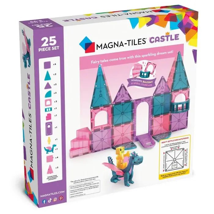 Magna - Tiles® | Castle | 25 pieces | 3+ - Kleine Eland
