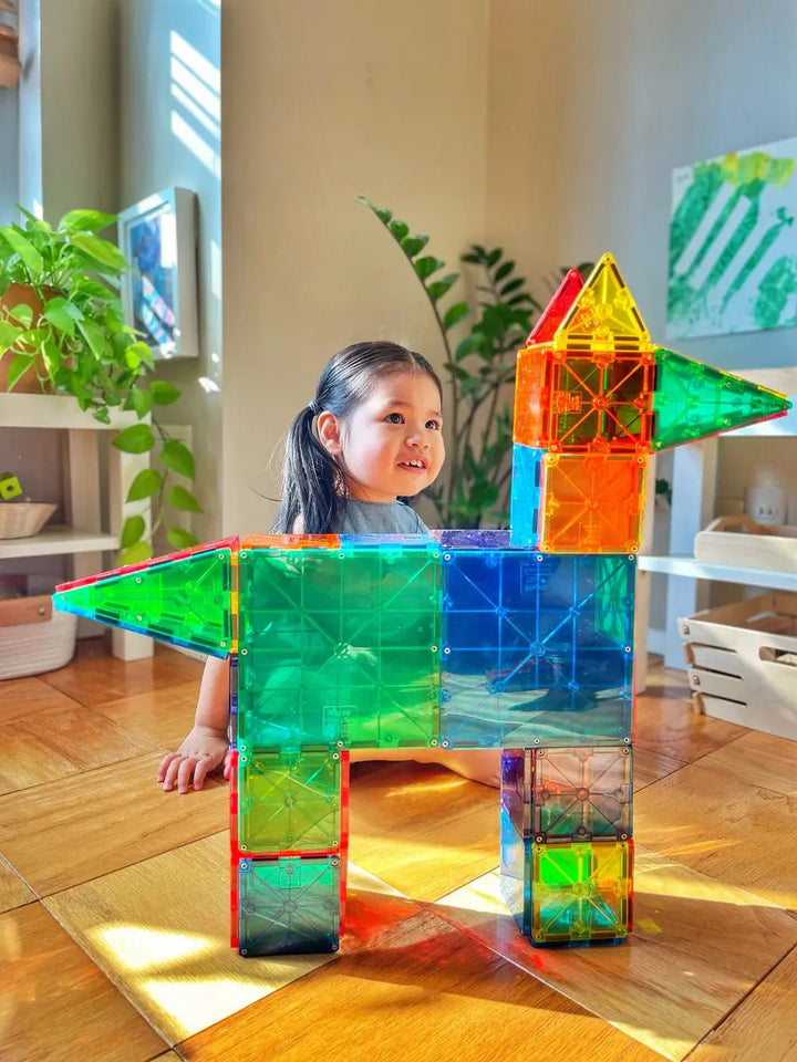 Magna - Tiles® | Clear Colors | 100 pieces | 3+ - Kleine Eland