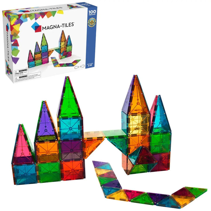 Magna - Tiles® | Clear Colors | 100 pieces | 3+ - Kleine Eland