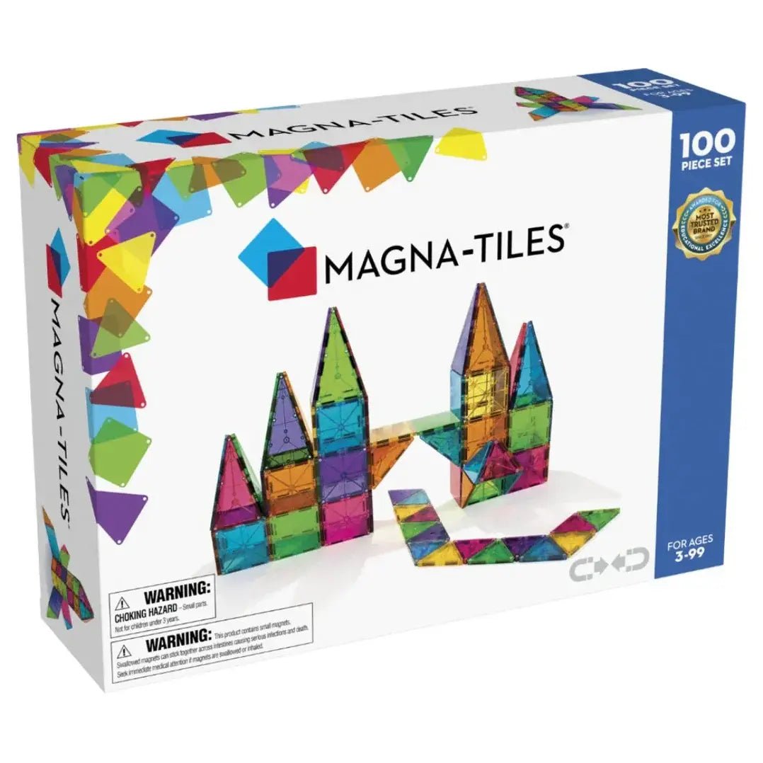 Magna - Tiles® | Clear Colors | 100 pieces | 3+ - Kleine Eland