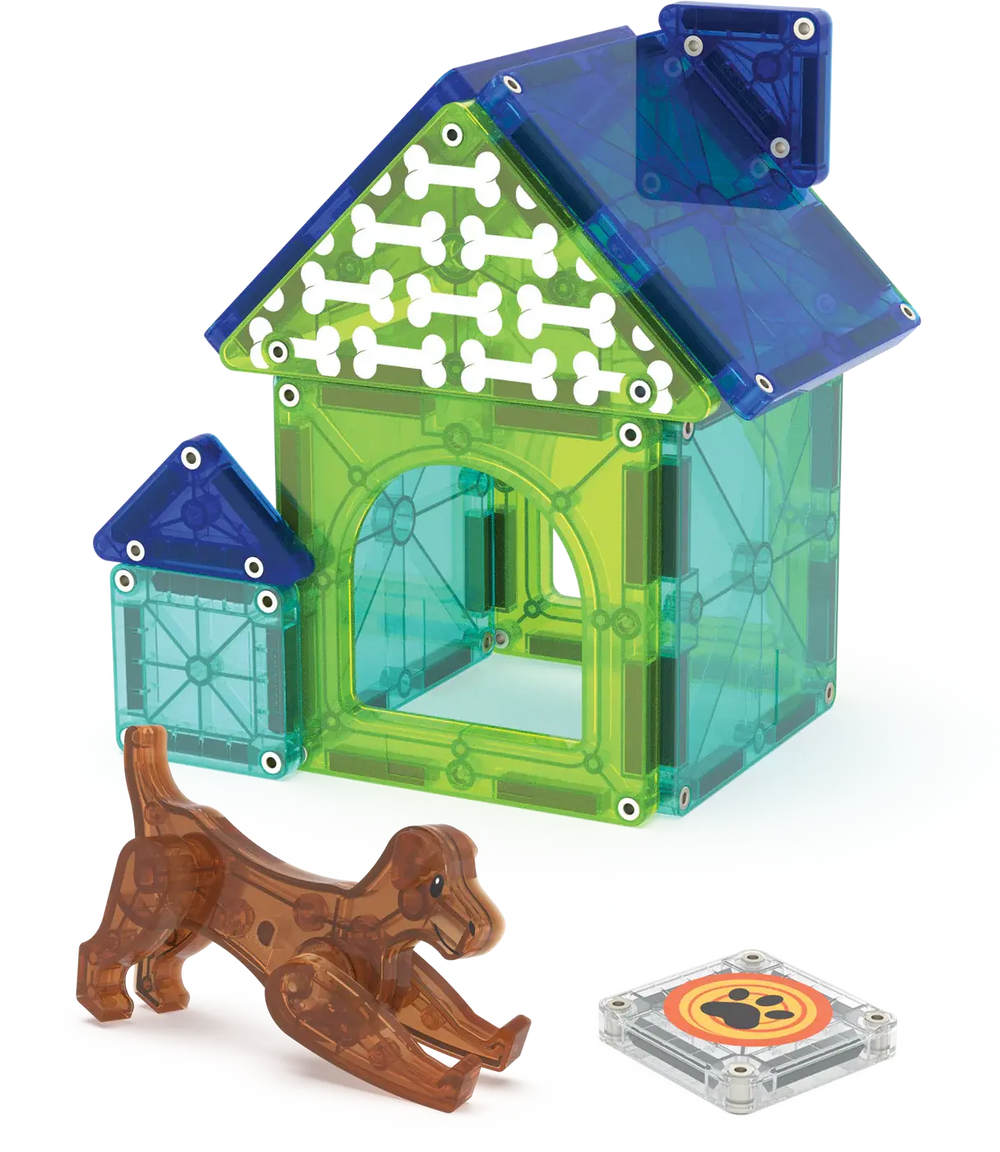 Magna - Tiles® | Dog House | 13 pieces | 3+ - Kleine Eland