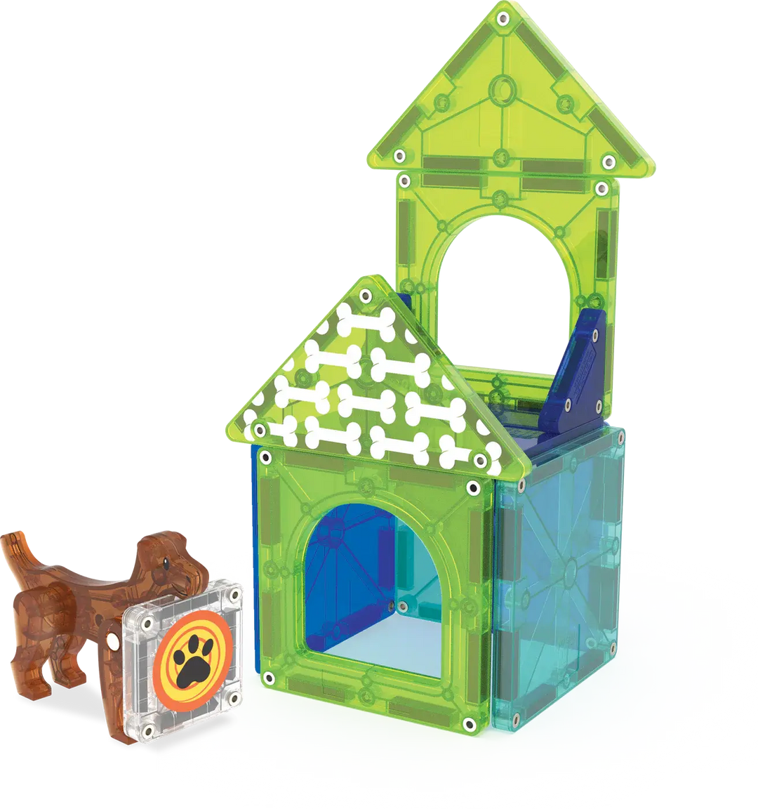 Magna - Tiles® | Dog House | 13 pieces | 3+ - Kleine Eland