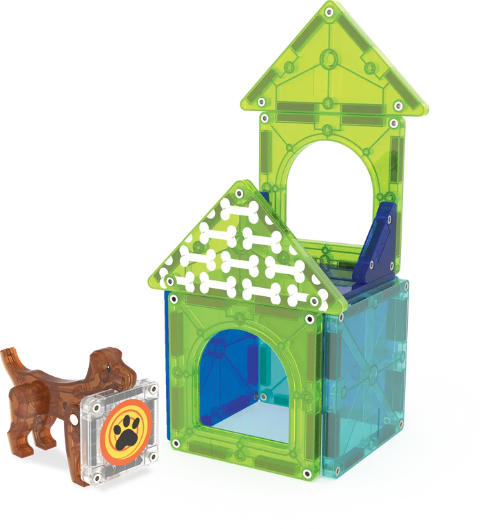 Magna - Tiles® | Dog House | 13 pieces | 3+ - Kleine Eland