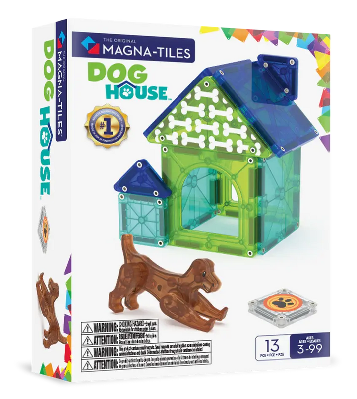 Magna - Tiles® | Dog House | 13 pieces | 3+ - Kleine Eland