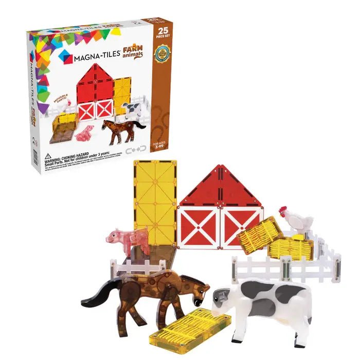 Magna - Tiles® | Farm Animals | 25 pieces | 3+ - Kleine Eland