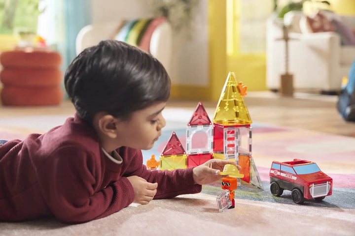 Magna - Tiles® | Fire Station | 27 pieces | 3+ - Kleine Eland