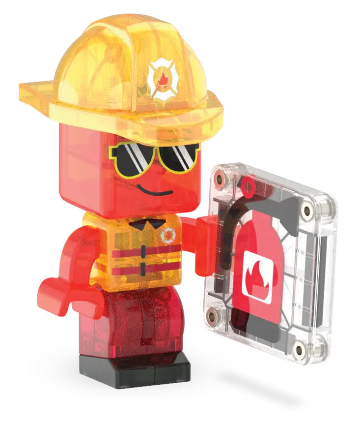 Magna - Tiles® | Fire Station | 27 pieces | 3+ - Kleine Eland