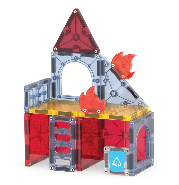 Magna - Tiles® | Fire Station | 27 pieces | 3+ - Kleine Eland