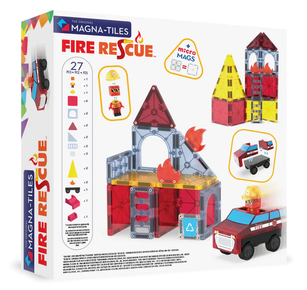 Magna - Tiles® | Fire Station | 27 pieces | 3+ - Kleine Eland