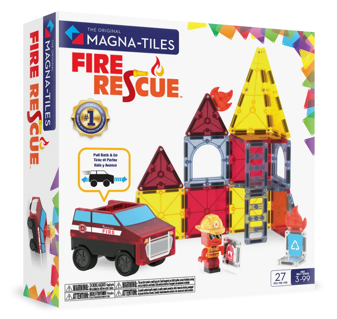 Magna - Tiles® | Fire Station | 27 pieces | 3+ - Kleine Eland
