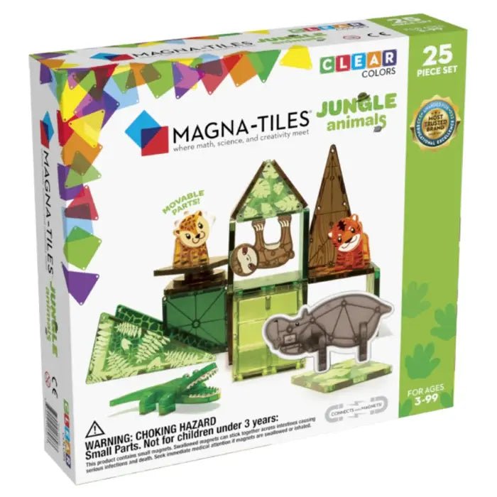 Magna - Tiles® | Jungle Animals | 25 pieces | 3+ - Kleine Eland