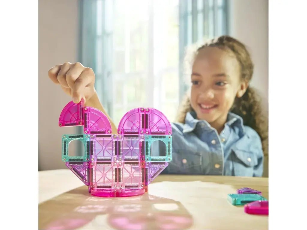 Magna - Tiles® | Micro MAGS | Travel Set | Heart to Heart | 26 pieces | 3+ - Kleine Eland