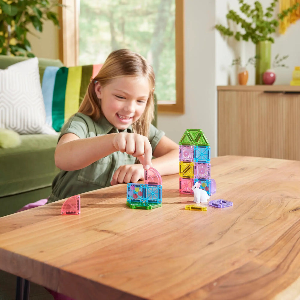 Magna - Tiles® | Micro MAGS | Travel Set | Spring Garden | 26 pieces | 3+ - Kleine Eland