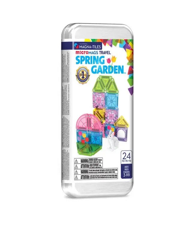 Magna - Tiles® | Micro MAGS | Travel Set | Spring Garden | 26 pieces | 3+ - Kleine Eland
