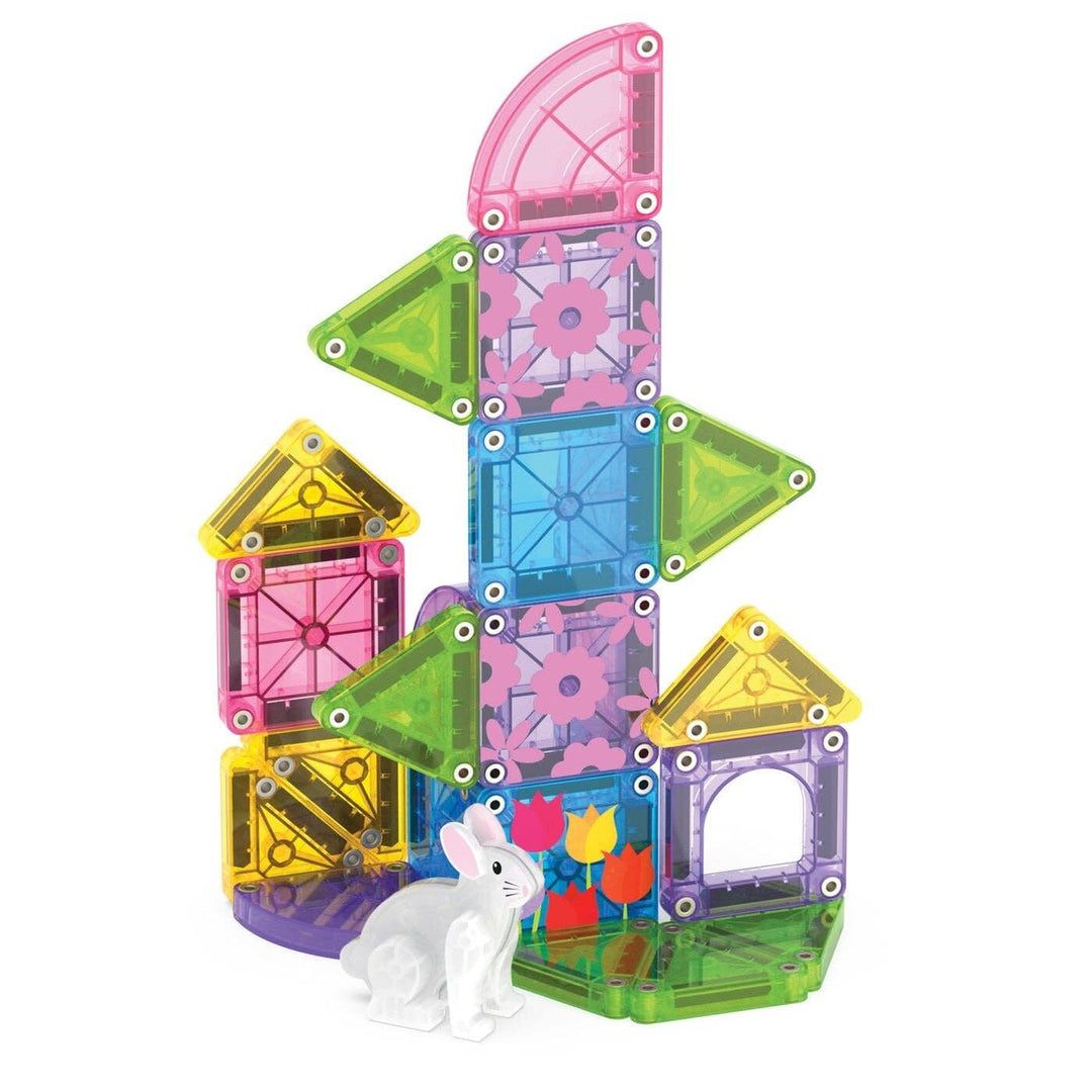 Magna - Tiles® | Micro MAGS | Travel Set | Spring Garden | 26 pieces | 3+ - Kleine Eland