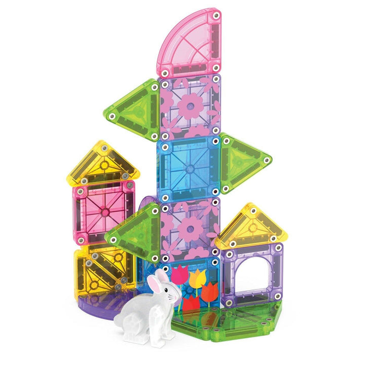 Magna - Tiles® | Micro MAGS | Travel Set | Spring Garden | 26 pieces | 3+ - Kleine Eland