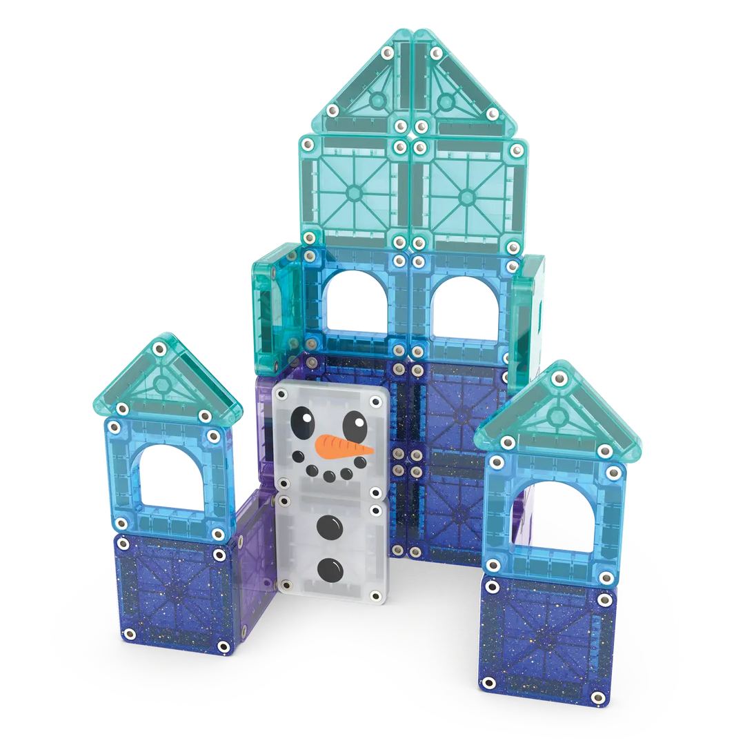 Magna - Tiles® | Micro MAGS | Winter Wonder Travel Set | 26 pieces | 3+ - Kleine Eland