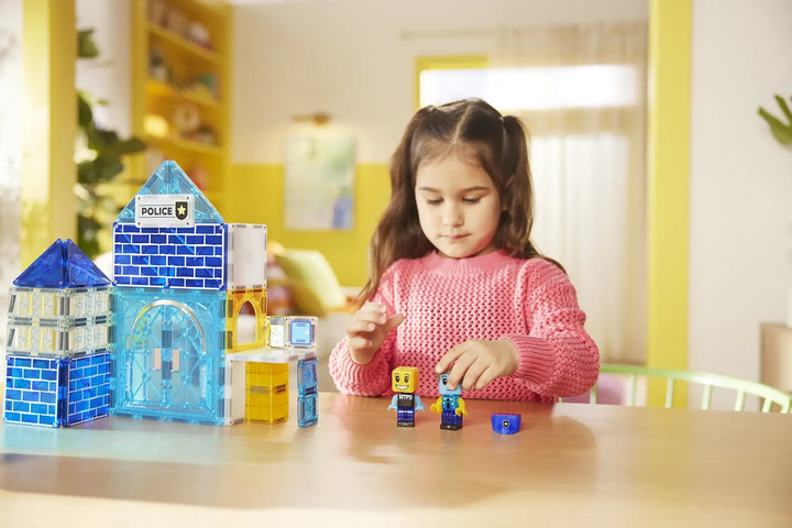 Magna - Tiles® | Police Station | 35 pieces | 3+ - Kleine Eland