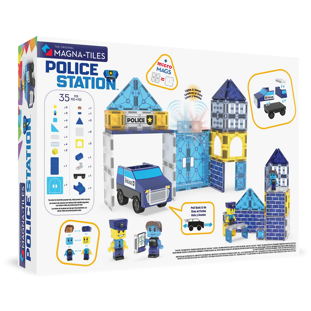 Magna - Tiles® | Police Station | 35 pieces | 3+ - Kleine Eland