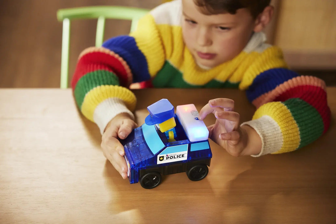 Magna - Tiles® | Police Station | 35 pieces | 3+ - Kleine Eland