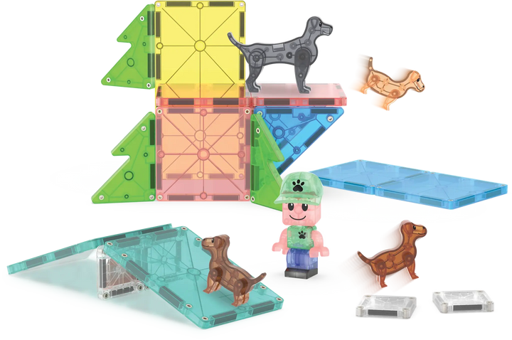 Magna - Tiles® | Puppy Park | 27 pieces | 3+ - Kleine Eland