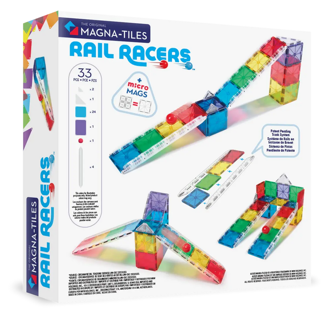 Magna - Tiles® | Rail Racers | 33 pieces | 3+ - Kleine Eland