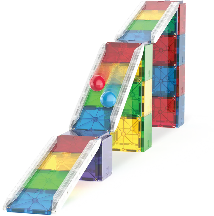 Magna - Tiles® | Rail Racers | Deluxe | 90 pieces | 3+ - Kleine Eland
