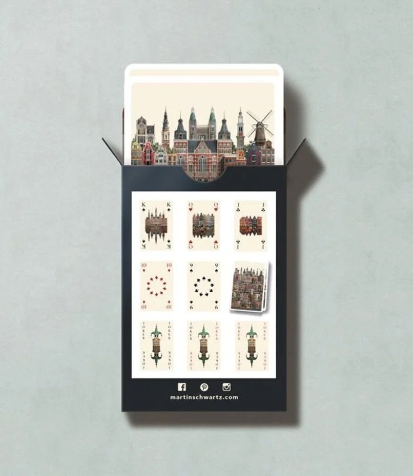 Martin Schwartz | Amsterdam Playing Cards | 4 index - Kleine Eland