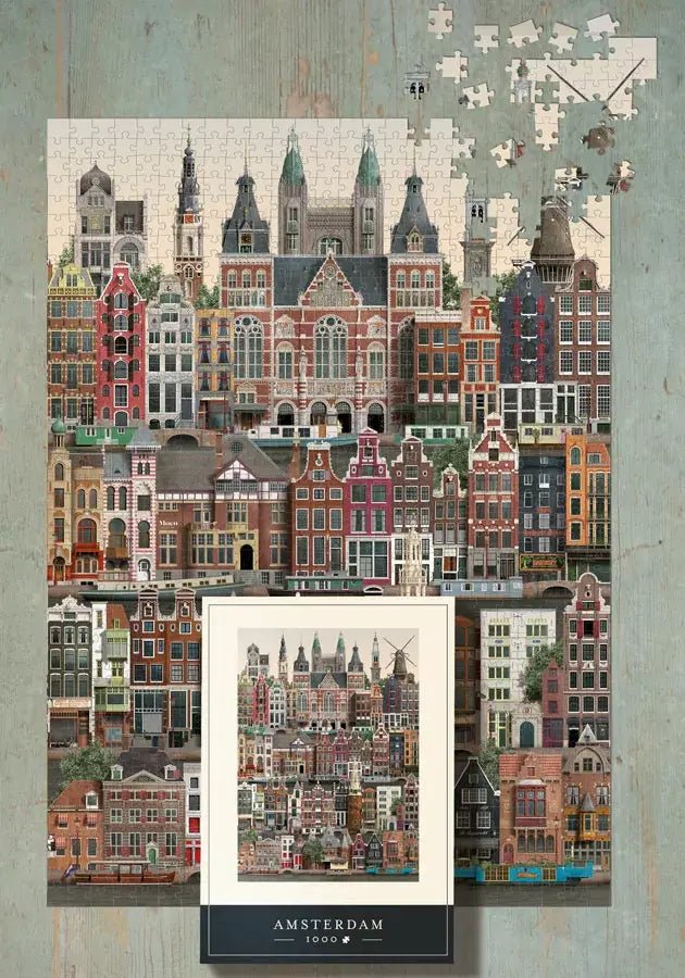 Martin Schwartz | Jigsaw Puzzle | 50 x 70 cm | Amsterdam | Buildings | 1000 pieces - Kleine Eland