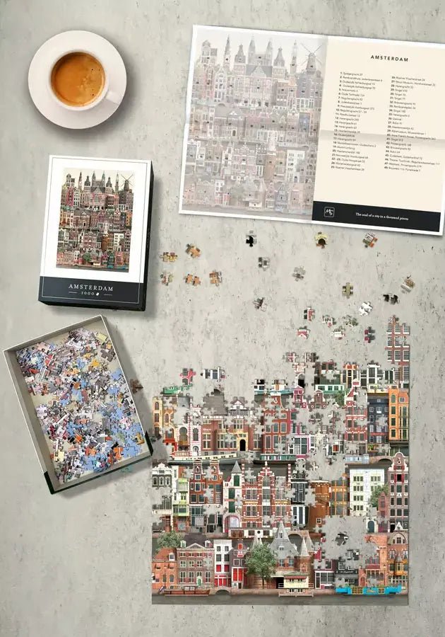 Martin Schwartz | Jigsaw Puzzle | 50 x 70 cm | Amsterdam | Buildings | 1000 pieces - Kleine Eland