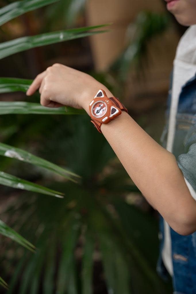 Mava | Slap Watch | Time Pals | Horloge | Red Panda | 22 cm - Kleine Eland