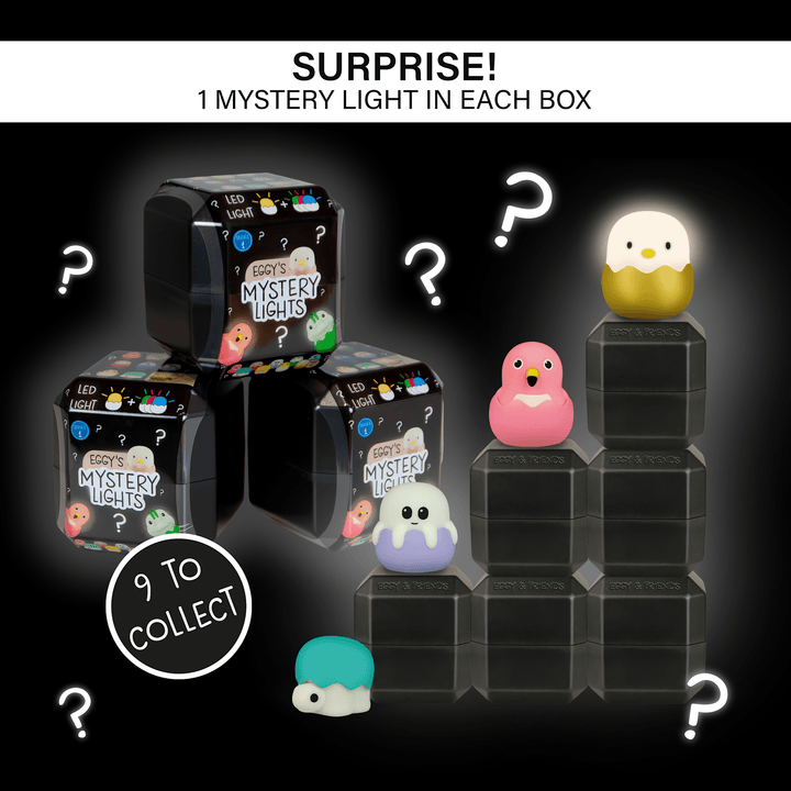 MegaLight | Eggy | Mystery Light | Surprise Lampje | 5 cm - Kleine Eland