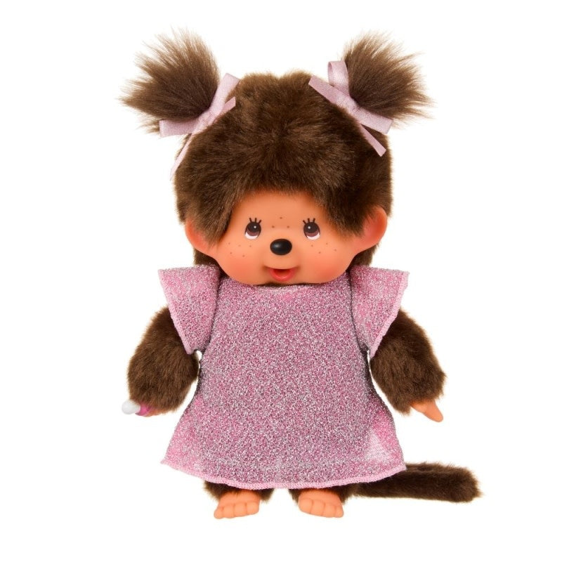 Monchhichi | 20 cm | Pink Glitter Dress | 2+