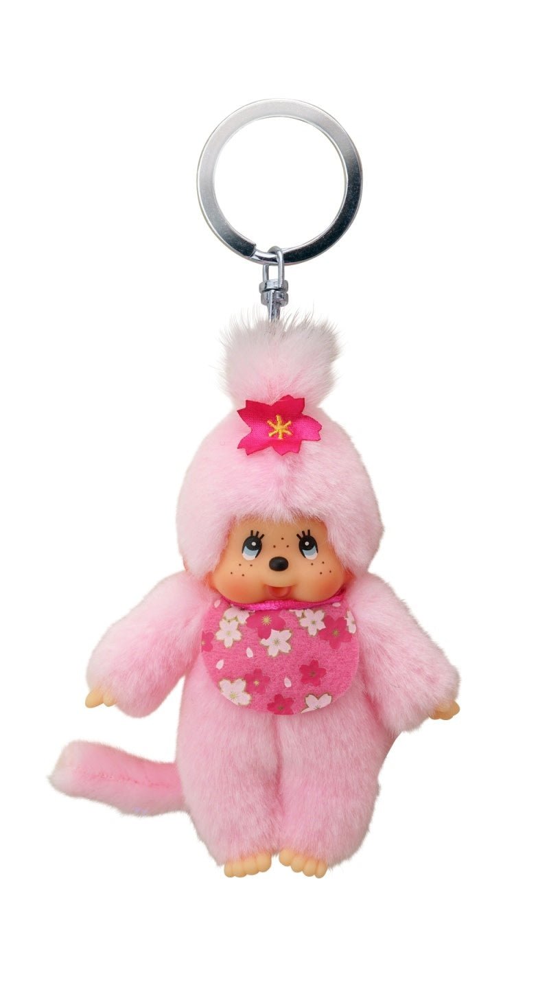 Monchhichi | 10 cm | Sleutelhanger | Cherry Blossom | 2+ - Kleine Eland