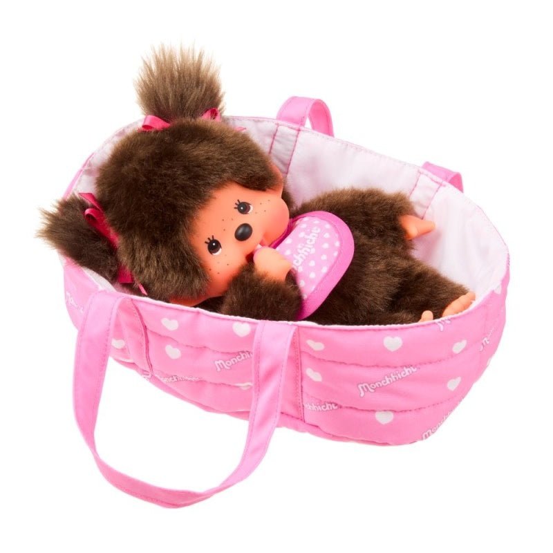 Monchhichi | 20 cm | in Draagmand | 2+ - Kleine Eland