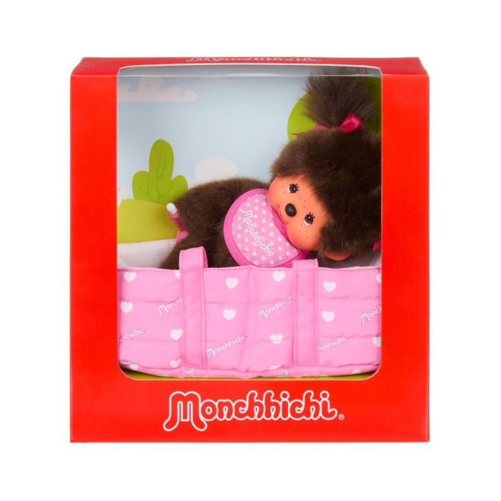 Monchhichi | 20 cm | in Draagmand | 2+ - Kleine Eland