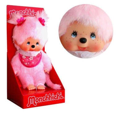 Monchhichi | 20 cm | Meisje | Cherry Blossom | 2+ - Kleine Eland