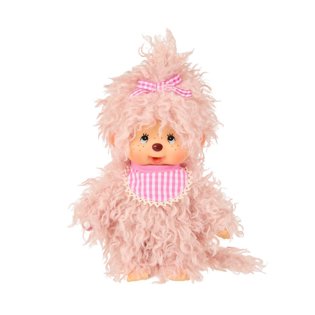 Monchhichi Fluff Pink Girl 20 cm